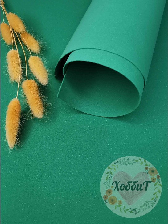 Фоамиран Китай 1мм., 49*49см. (зеленый №09)